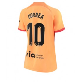 Damen Fußballbekleidung Atletico Madrid Angel Correa #10 3rd Trikot 2022-23 Kurzarm